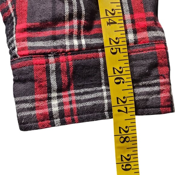 Big Mac Men Sherpa-Lined 2XLT Flannel Jacket Red/Black VTG Americana Gorpcore - Picture 10 of 11